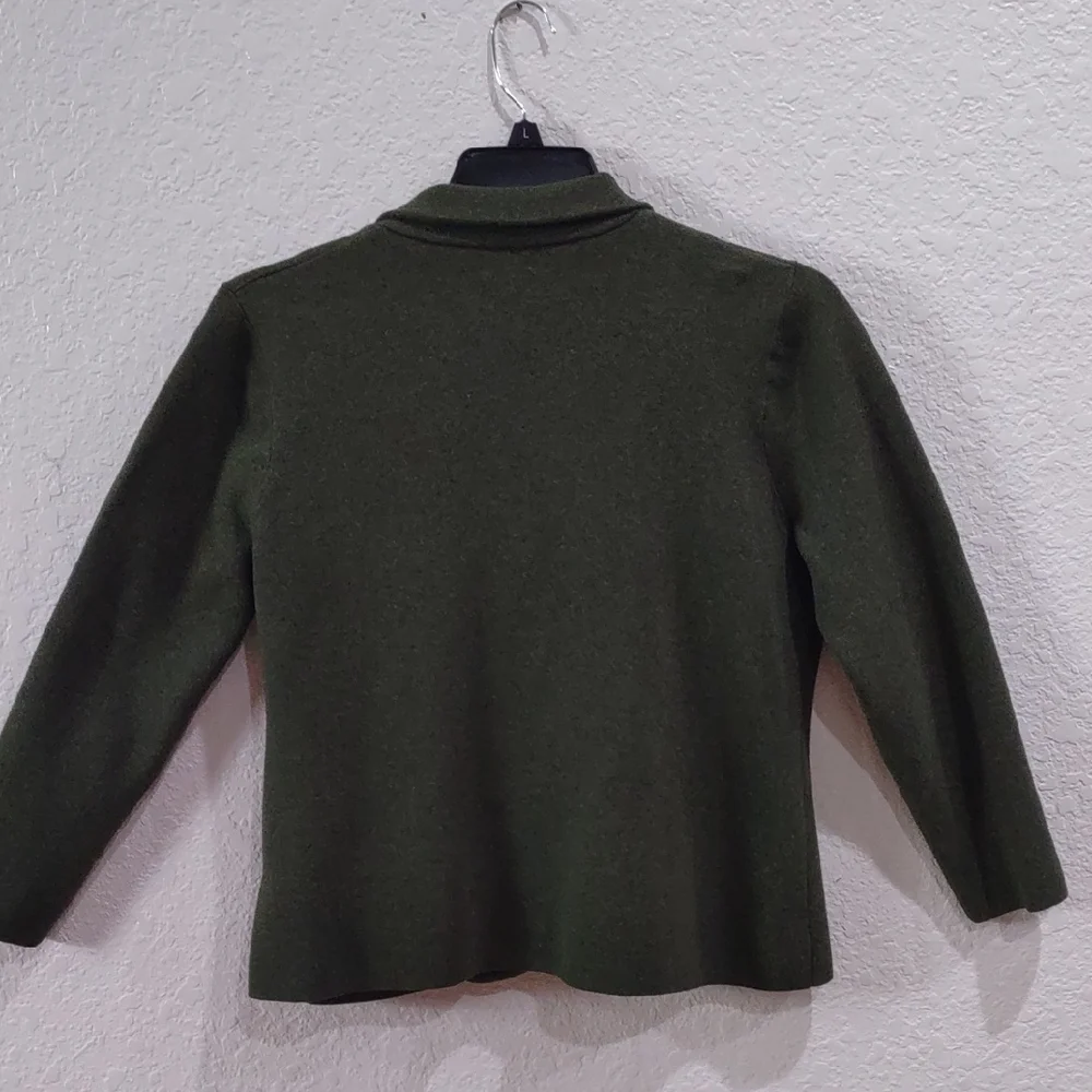 J. Crew Green Blazer Structured Suit Jacket - Picture 6 of 16